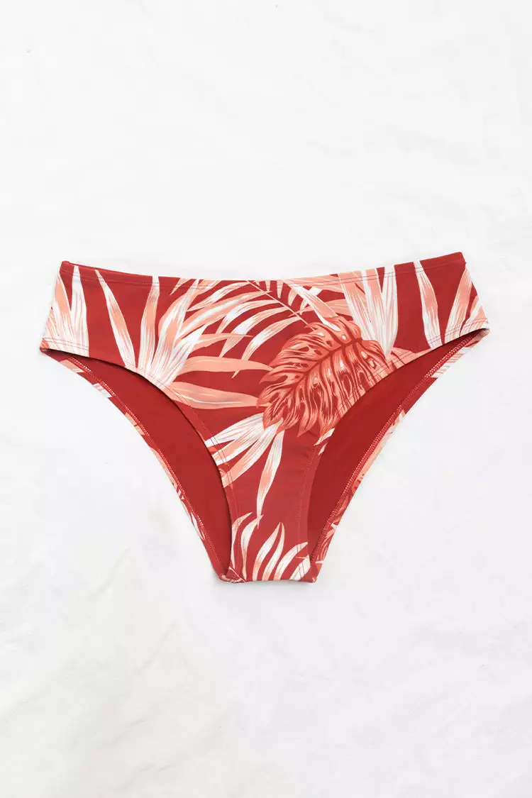 Cupshe Tropic Escape Ladder Trim Mid-Rise Hipster Bikini Bottom 3 Cupshe Tropic Escape Ladder Trim Mid-Rise Hipster Bikini Bottom - Image 3
