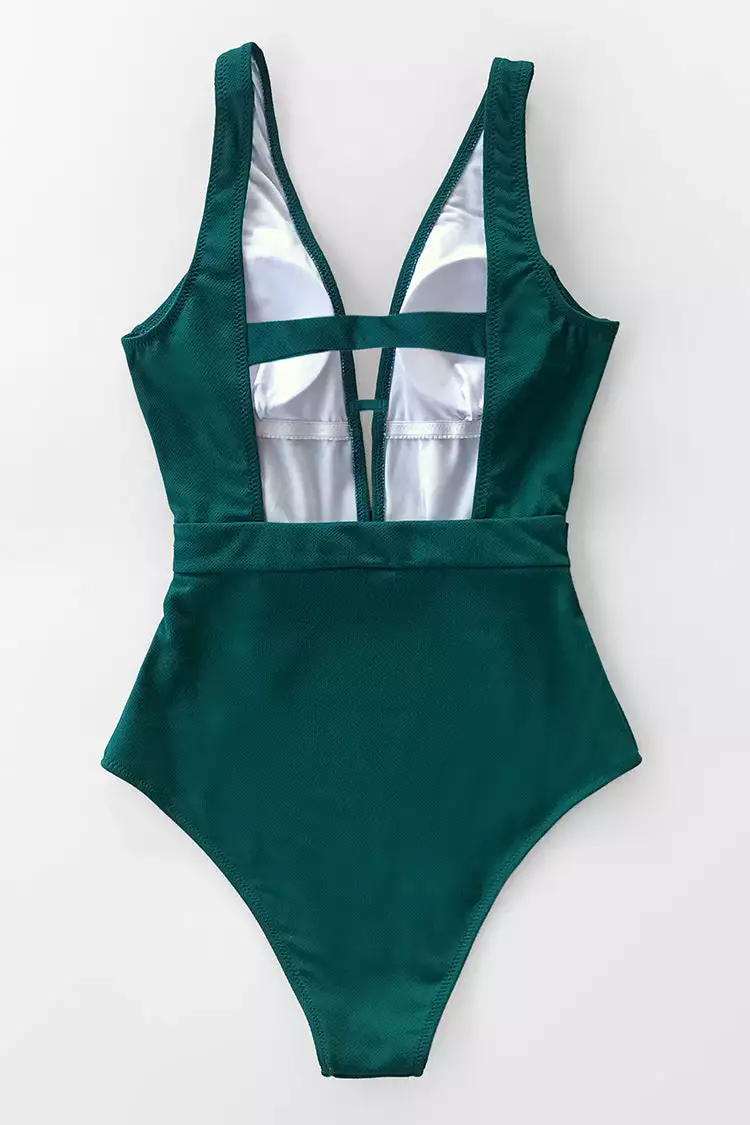 Cupshe Stunning Green One Piece Swimsuit 6 Cupshe Stunning Green One Piece Swimsuit - Image 6