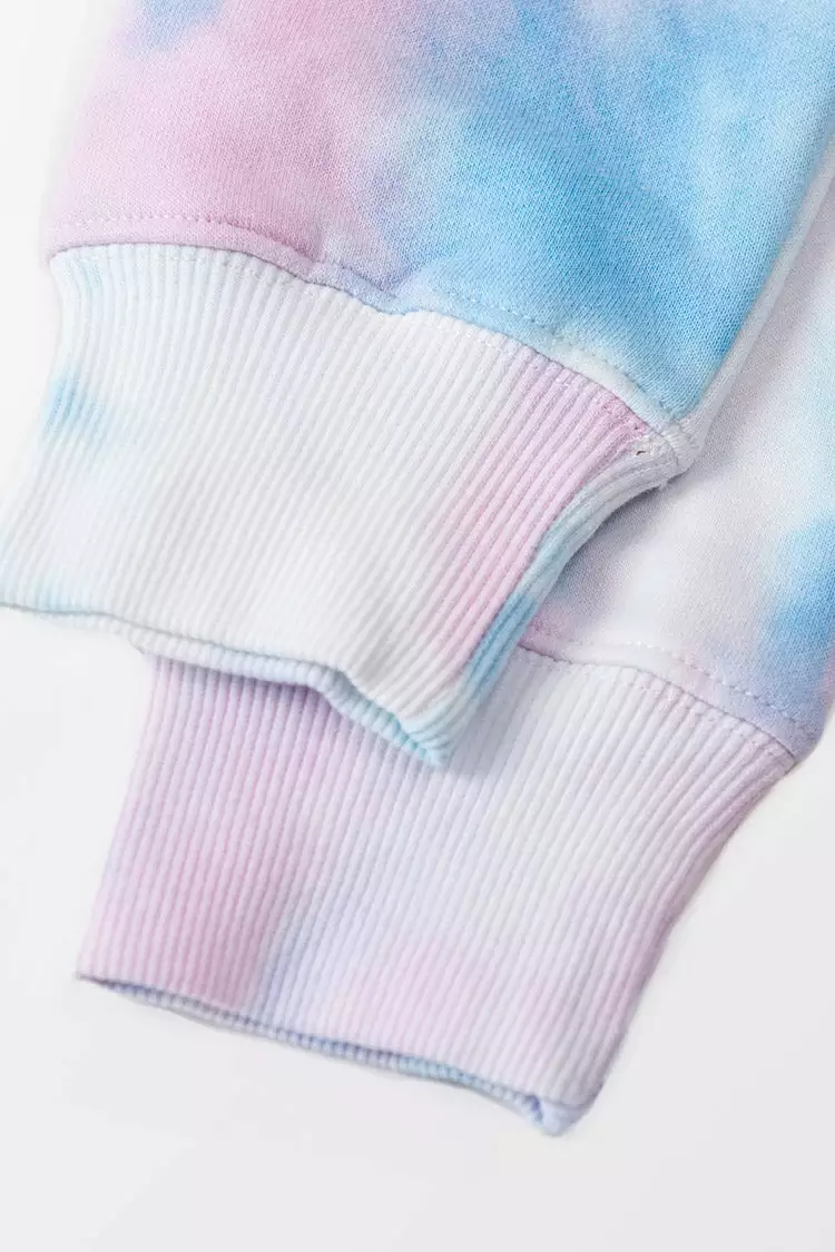 Cupshe Rosebud Tie Dye Hoodie 3 Cupshe Rosebud Tie Dye Hoodie - Image 3