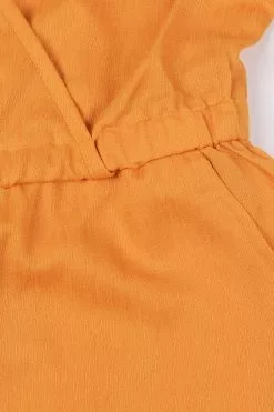 Cupshe Ayanna Orange Tie Shoulder Plunging Romper -Deals Cupshe Store 3 6d2b32e4 40b0 48a4 bdbb fc91bcb36a51