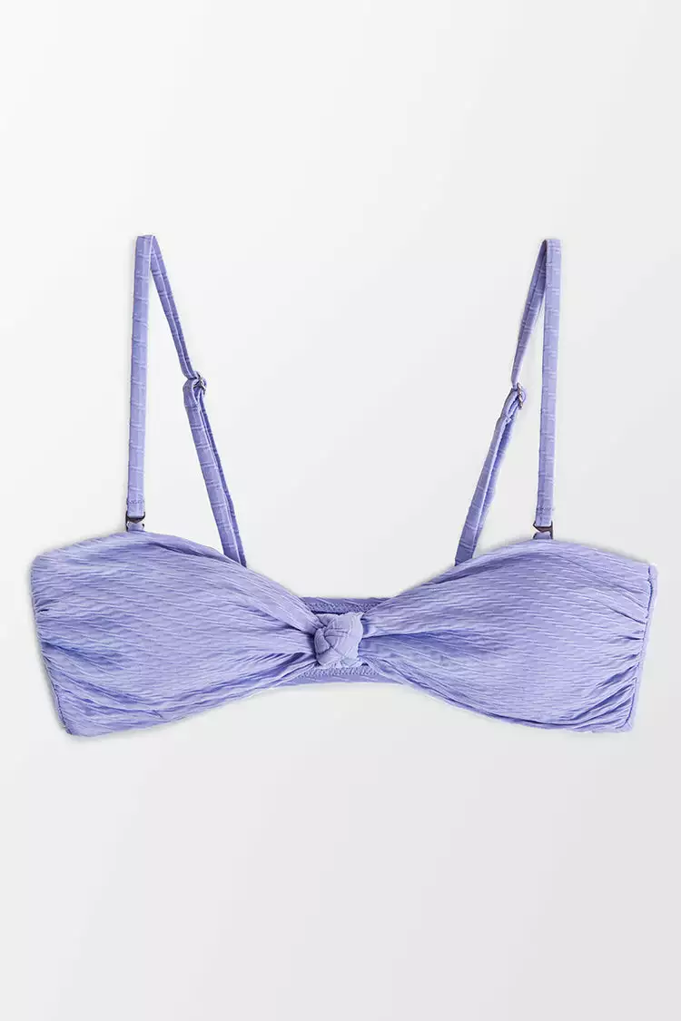 Cupshe Juniper Textured Knot Bikini Top 3 Cupshe Juniper Textured Knot Bikini Top - Image 3