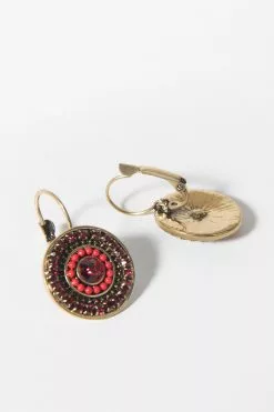 Cupshe Gossip Red Boho Geometric Round Earrings -Deals Cupshe Store 3 6e49ab0d e48a 4723 9019 38f7a4485020