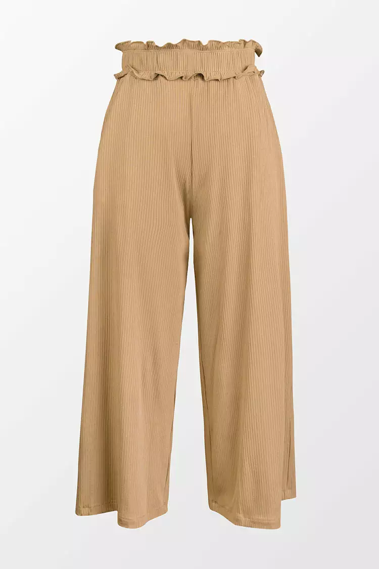 Cupshe Jubilee Elastic Waist Wide Leg Sweatpants 3 Cupshe Jubilee Elastic Waist Wide Leg Sweatpants - Image 3