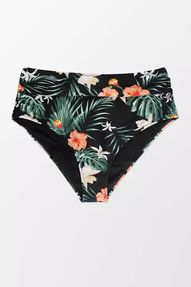 Cupshe Diamond Floral Plus Size Bikini Bottom 3 Cupshe Diamond Floral Plus Size Bikini Bottom - Image 3