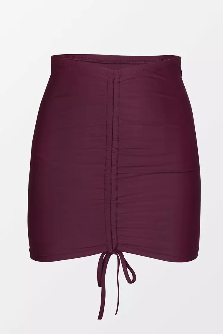 Cupshe Shangrila Solids Ruched Skirt 5 Cupshe Shangrila Solids Ruched Skirt - Image 5