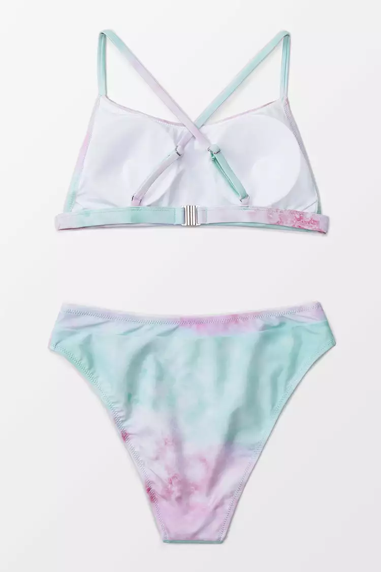 Cupshe Tie-Dye High Waisted Bikini 5 Cupshe Tie-Dye High Waisted Bikini - Image 5