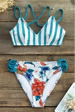 Cupshe Stripe and Floral Strappy Bikini 7 Cupshe Stripe and Floral Strappy Bikini -Deals Cupshe Store 3 7c303ade c8dd 4430 9fa3 ef78a7741031