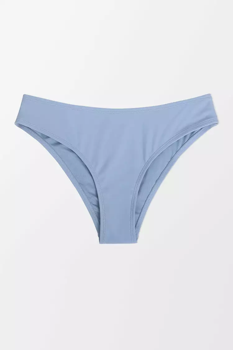 Cupshe Ayla Blue Low Waisted Bikini Bottom 3 Cupshe Ayla Blue Low Waisted Bikini Bottom - Image 3