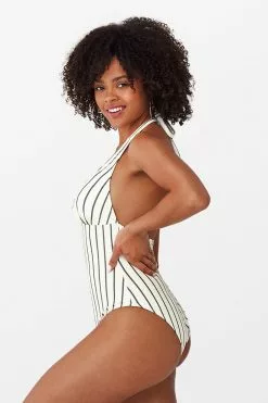 Cupshe Alice Stripe Halter One Piece Swimsuit 11 Cupshe Alice Stripe Halter One Piece Swimsuit -Deals Cupshe Store 3 82658402 de86 4408 89cf 5f6e6de18360