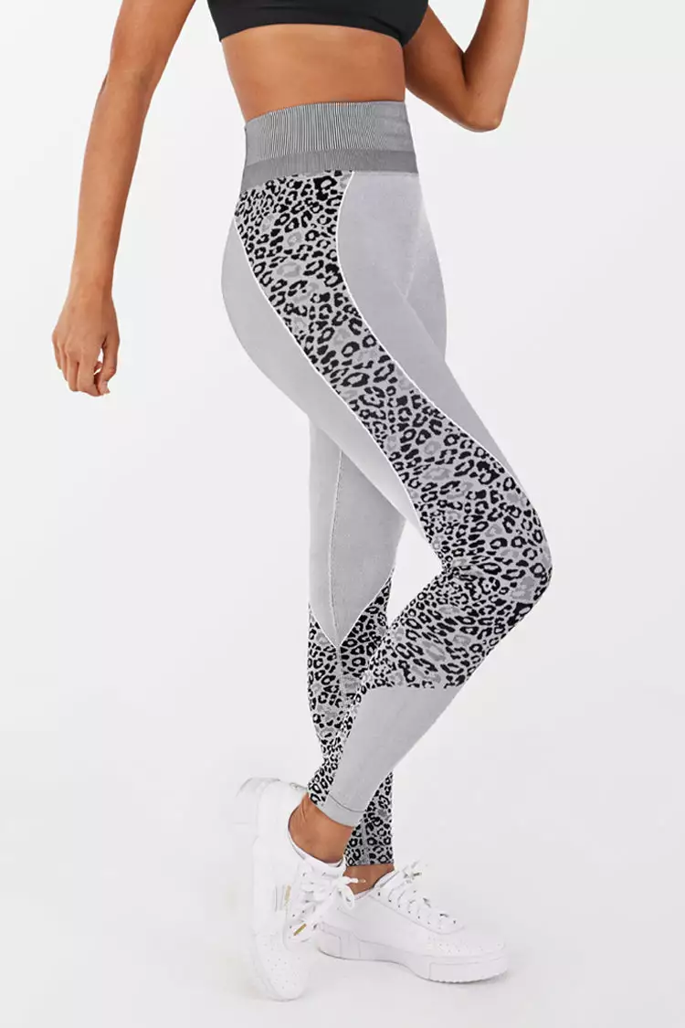 Cupshe Astral Leopard High Elastic Waisted Leggings 3 Cupshe Astral Leopard High Elastic Waisted Leggings - Image 3