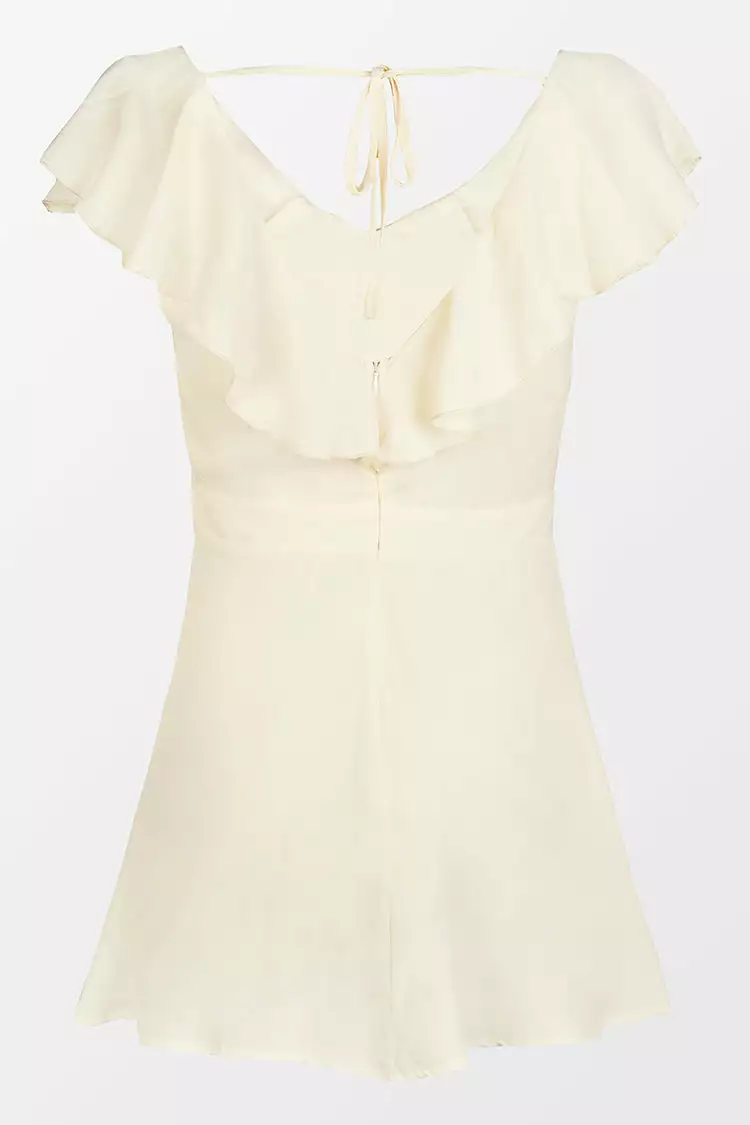 Cupshe Raelynn V-neck Ruffle Mini Dress 5 Cupshe Raelynn V-neck Ruffle Mini Dress - Image 5