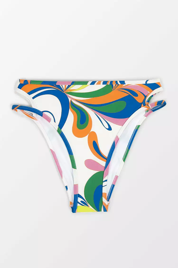 Cupshe Swirlwind Cutout Cheeky High Leg Bikini Bottom 3 Cupshe Swirlwind Cutout Cheeky High Leg Bikini Bottom - Image 3