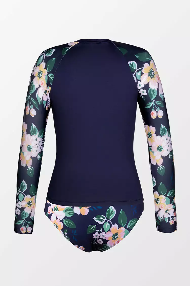 Cupshe Milan Floral High Neck Long Sleeve Tankini 5 Cupshe Milan Floral High Neck Long Sleeve Tankini - Image 5