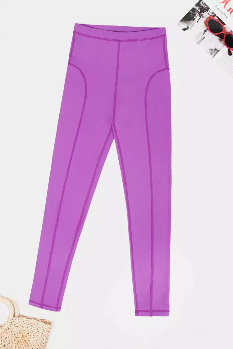 Cupshe Tropix High Elastic Waist Leggings 3 Cupshe Tropix High Elastic Waist Leggings - Image 3