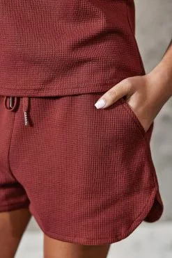 Cupshe Chocolate love Red Cami Top And Drawstring Shorts Set -Deals Cupshe Store 3 966ab01c c54d 4192 a3a8 91253e8c8869