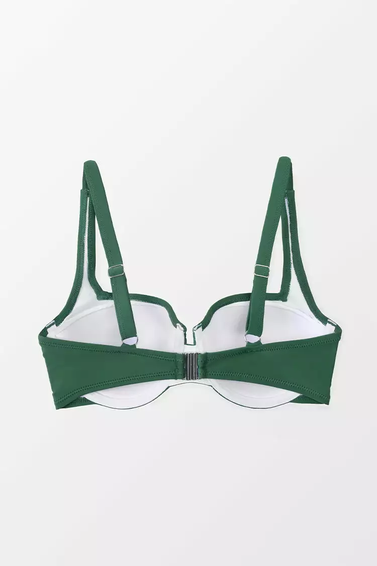 Cupshe Galilea Green Moulded Cup Bikini Top 5 Cupshe Galilea Green Moulded Cup Bikini Top - Image 5
