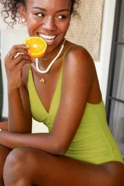 Cupshe Lisa V-neck Ruched One Piece Swimsuit 5 Cupshe Lisa V-neck Ruched One Piece Swimsuit -Deals Cupshe Store 3 9aab06a4 6016 4edd b1e7 b23132f703ef