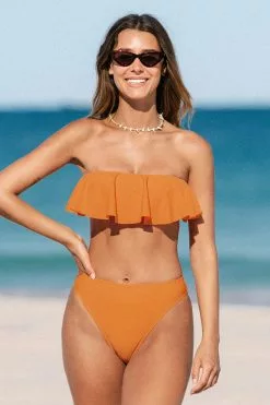 Cupshe Dessert & Daiquiris Flounce Bandeau and High Waist Bikini Set 5 Cupshe Dessert & Daiquiris Flounce Bandeau and High Waist Bikini Set -Deals Cupshe Store 3 9bd7fa91 8584 4eaf a9a5 9340ab40157b