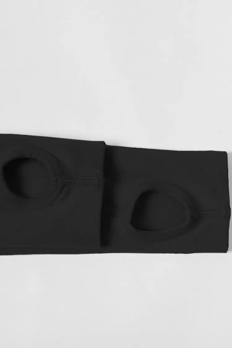 Cupshe Royalty Black Scoop Long Sleeve Matching Set 5 Cupshe Royalty Black Scoop Long Sleeve Matching Set - Image 5