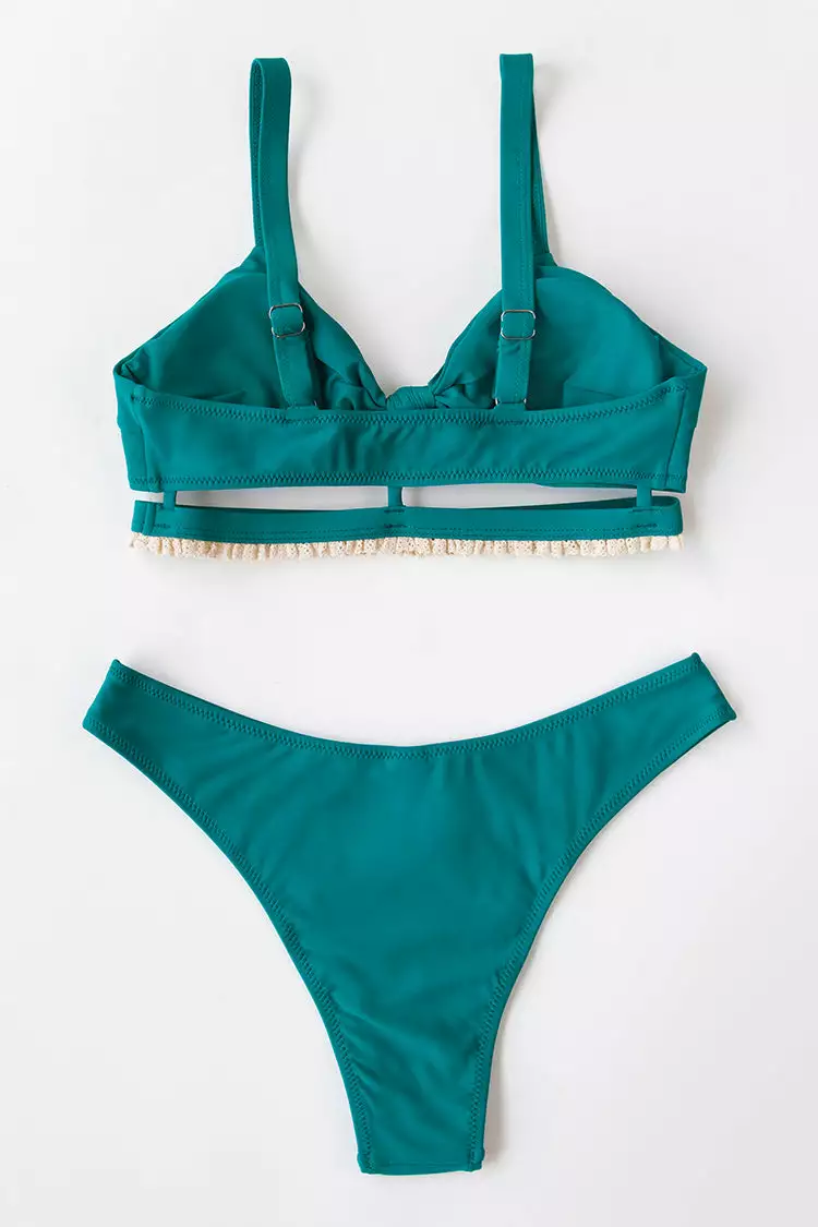 Cupshe Teal High Cut Cheeky Bikini Bottom 8 Cupshe Teal High Cut Cheeky Bikini Bottom - Image 8