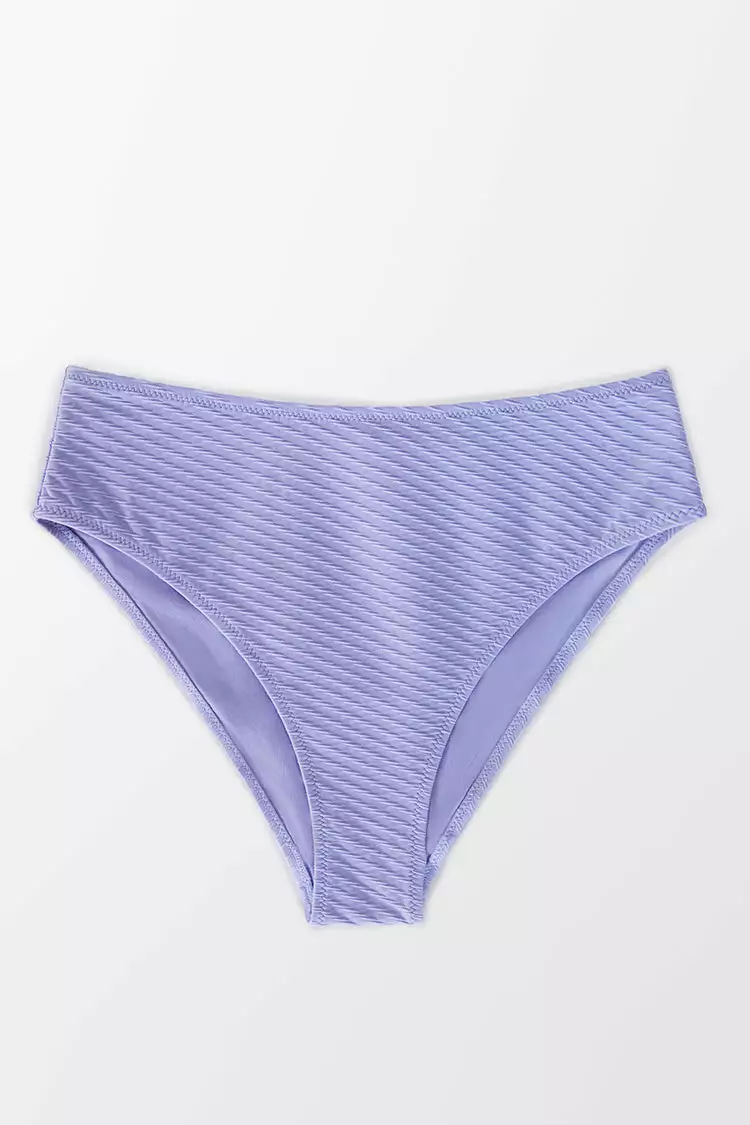 Cupshe Juniper Textured High Waisted Bikini Bottom 3 Cupshe Juniper Textured High Waisted Bikini Bottom - Image 3