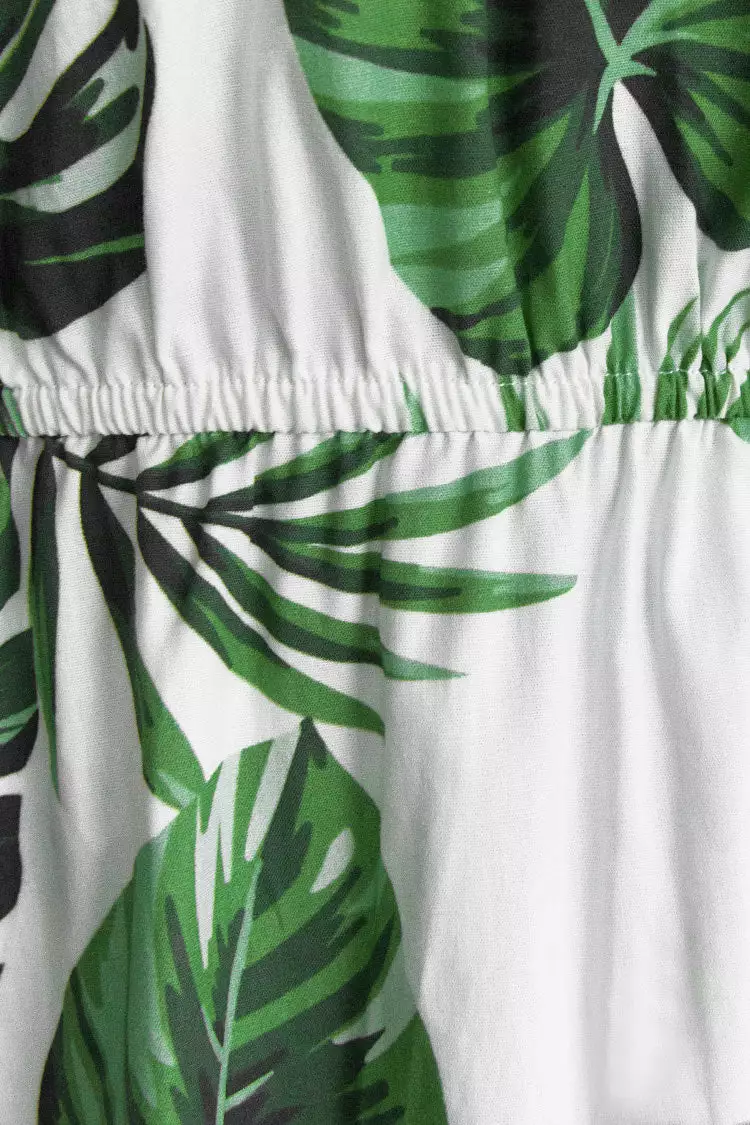 Cupshe Violet Tropical One Shoulder Ruffle Dress 3 Cupshe Violet Tropical One Shoulder Ruffle Dress - Image 3