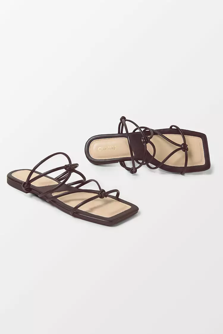 Cupshe Flirt Square Toe Double-strap Sandals 3 Cupshe Flirt Square Toe Double-strap Sandals - Image 3