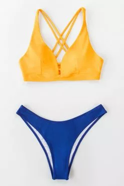 Cupshe Yellow and Blue Strappy Bikini -Deals Cupshe Store 3 c3ca9cb6 9ead 4ac8 a47c ae6cf9d43a18