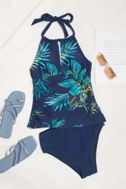 Cupshe Bohemian Tropical Cut Out Halter Tankini & Hipster Bottom Set -Deals Cupshe Store 3 cf5c9894 ca7f 4995 b949 edf0eed3029b