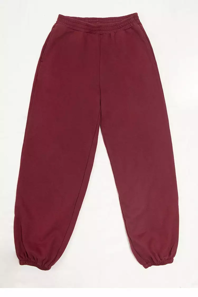 Cupshe Love Potion Elastic Waist Carrot Sweatpants 6 Cupshe Love Potion Elastic Waist Carrot Sweatpants - Image 6