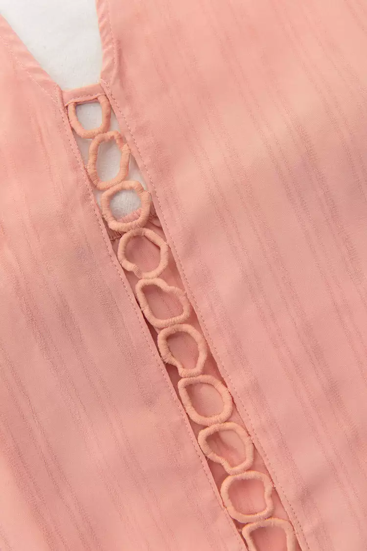 Cupshe Yasmine Halter V-neck Backles Slip Dress 5 Cupshe Yasmine Halter V-neck Backles Slip Dress - Image 5