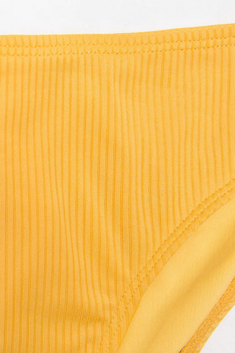 Cupshe Asha Rib Underwire Tie Front Bikini 5 Cupshe Asha Rib Underwire Tie Front Bikini - Image 5