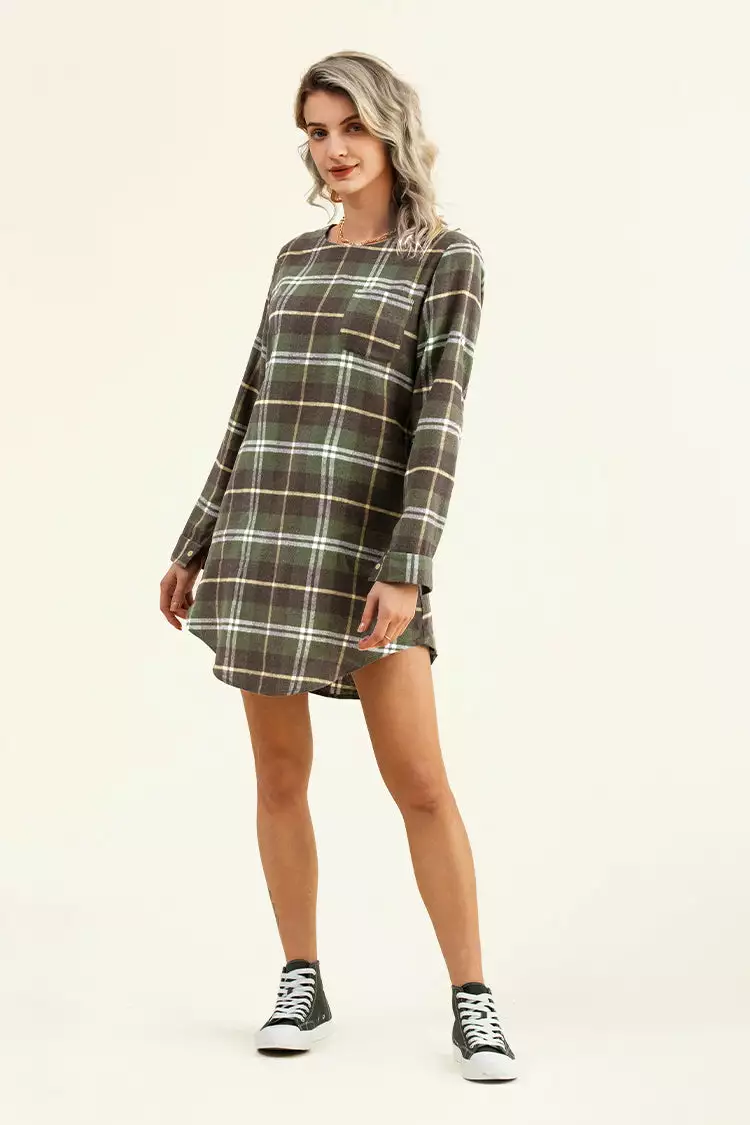 Cupshe Moriah Gingham Curved Hem Short Dress 3 Cupshe Moriah Gingham Curved Hem Short Dress - Image 3