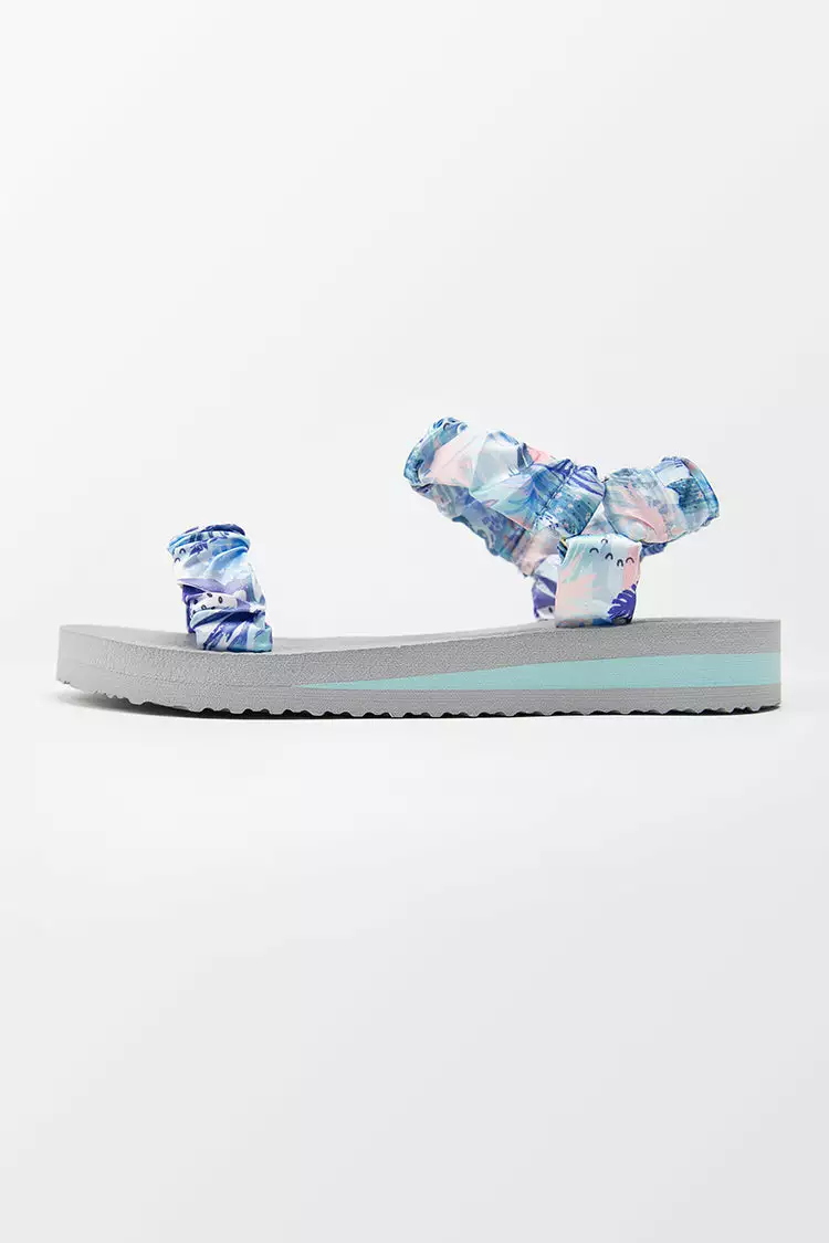 Cupshe Globetrotter Ruched Ankle Strap Sandals 3 Cupshe Globetrotter Ruched Ankle Strap Sandals - Image 3