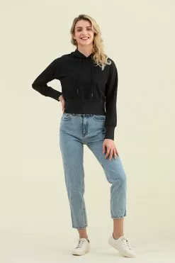 Cupshe Moonlight Black Fitted Waist Hoodie -Deals Cupshe Store 3 e44b4e8c 2c92 48a3 8563 27ba5ec0bfc6