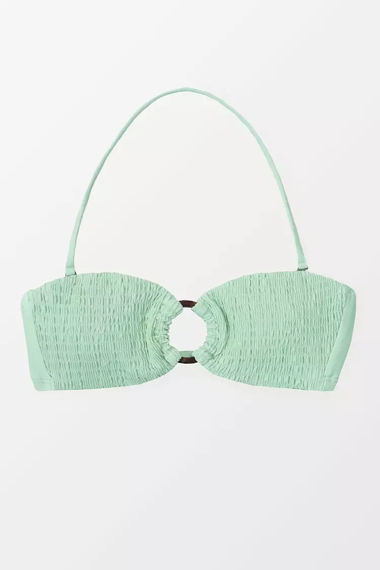 Cupshe Destini Smocked O-ring Bikini Top 3 Cupshe Destini Smocked O-ring Bikini Top - Image 3