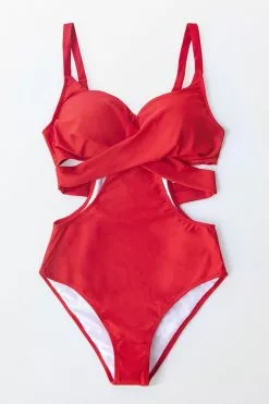 Cupshe Red Cutout One Piece Swimsuit with Moulded Cups 8 Cupshe Red Cutout One Piece Swimsuit with Moulded Cups -Deals Cupshe Store 3 e626dc8f 04df 4b11 9a23 4204dc047c99