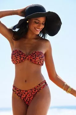 Cupshe Nora Leopard Bandeau Hollow out Bikini -Deals Cupshe Store 3 e8479f58 d2b2 481a 9f5a efe2317950a0
