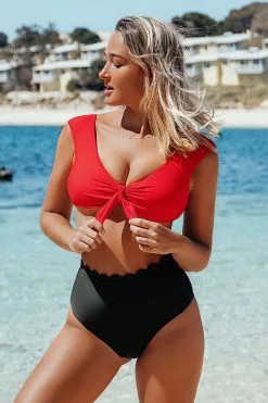 Cupshe Black Scalloped High Waisted Bikini Bottom 12 Cupshe Black Scalloped High Waisted Bikini Bottom -Deals Cupshe Store 3 ea367a25 a5e3 4eb7 ac0b cd6b87c47fac