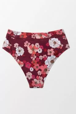 Cupshe Paige Floral Mid Waisted Bikini Bottom -Deals Cupshe Store 3 ed4f952c 04da 4e1f a829 0f858038a83d