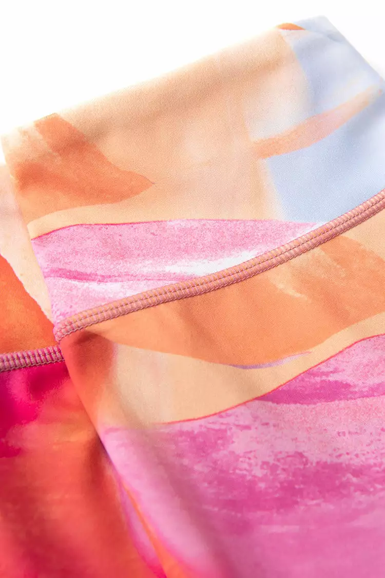 Cupshe Retro Swirl Motion Blur Print Bike Shorts 6 Cupshe Retro Swirl Motion Blur Print Bike Shorts - Image 6