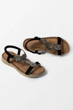 Cupshe Baja Black Open Toe Rhinestone Flat Sandals 6 Cupshe Baja Black Open Toe Rhinestone Flat Sandals -Deals Cupshe Store 3 f3309e93 60c5 475d a53a 2ae13017d9aa