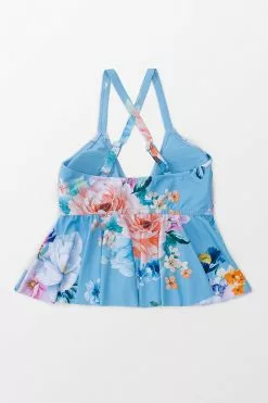 Cupshe Julie Blue Floral Ruffle Crisscross Plus Size Bikini Top 7 Cupshe Julie Blue Floral Ruffle Crisscross Plus Size Bikini Top -Deals Cupshe Store 3 f36d589c b677 4547 a626 f799647bcb33