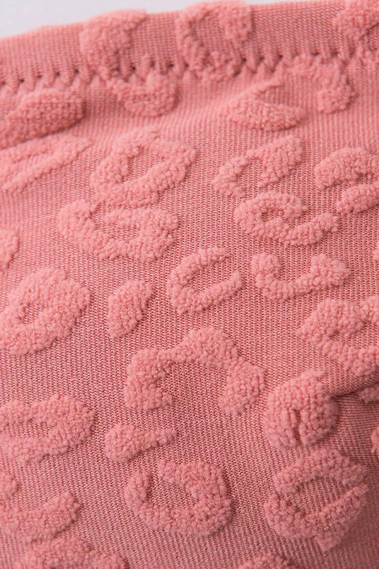 Cupshe Joy Jacquard Crisscross Drawstring Side Bikini 3 Cupshe Joy Jacquard Crisscross Drawstring Side Bikini - Image 3