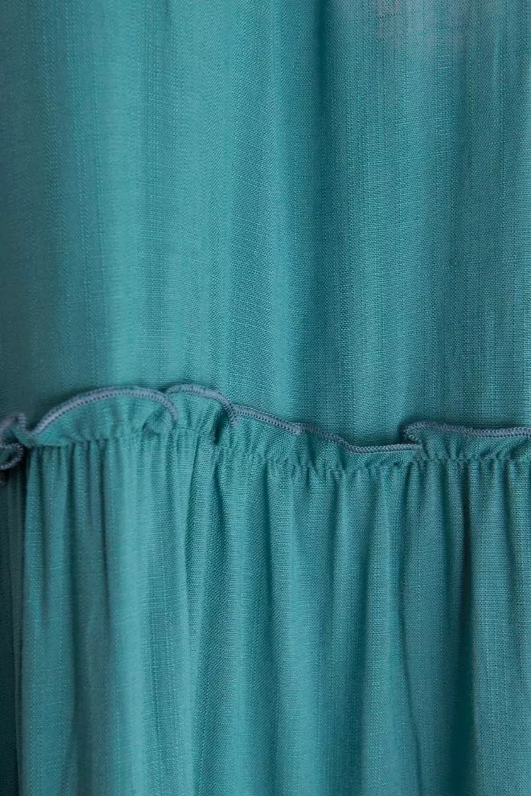 Cupshe Paisleigh High Neck Ruffle Dress 6 Cupshe Paisleigh High Neck Ruffle Dress - Image 6