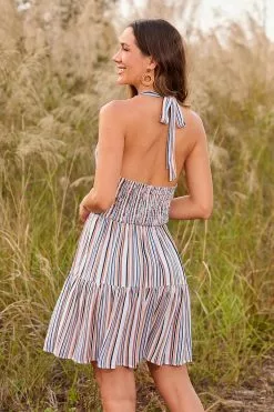 Cupshe Lacey Striped Ruffle Halter Dress -Deals Cupshe Store 3 ff2b6e1e 603d 428b ba58 af7f4bbff682