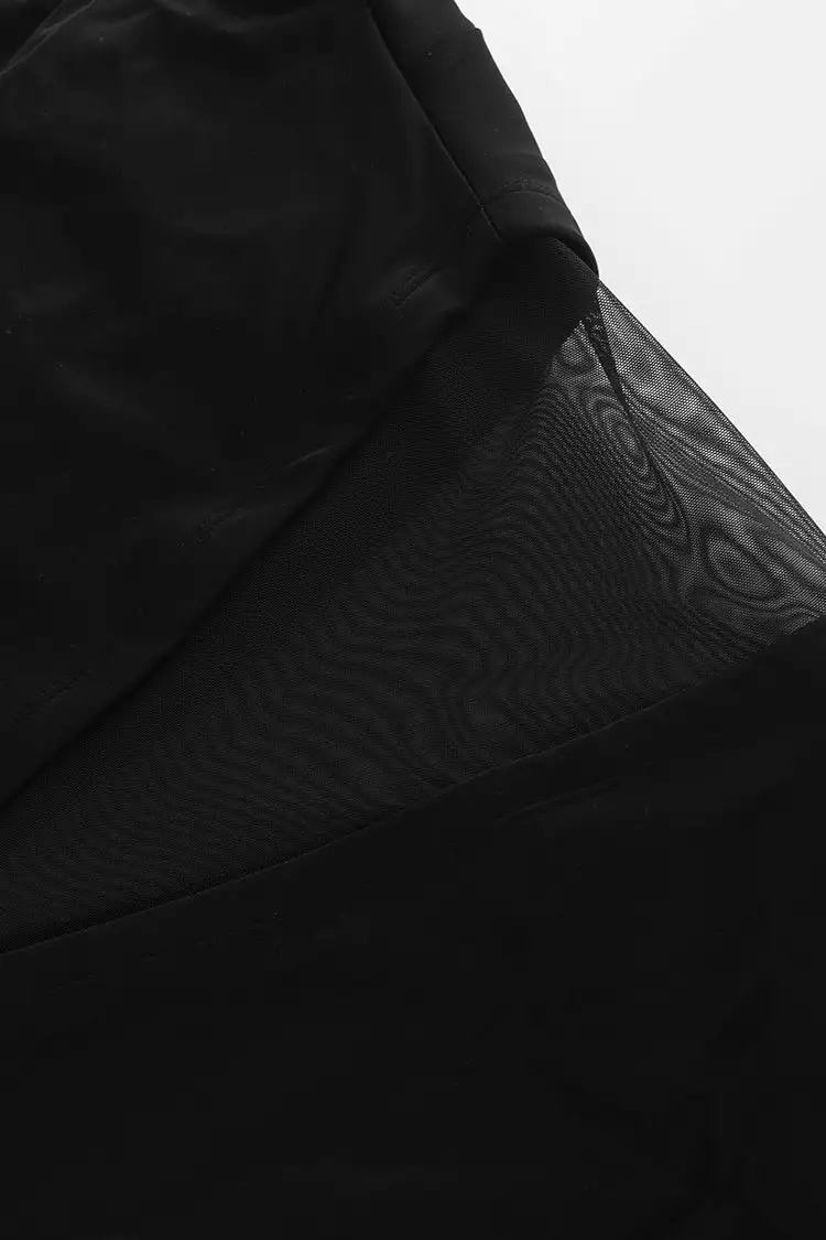 Cupshe Forest Adventure Solid Mesh One Shoulder One Piece Swimsuit 6 Cupshe Forest Adventure Solid Mesh One Shoulder One Piece Swimsuit - Image 6