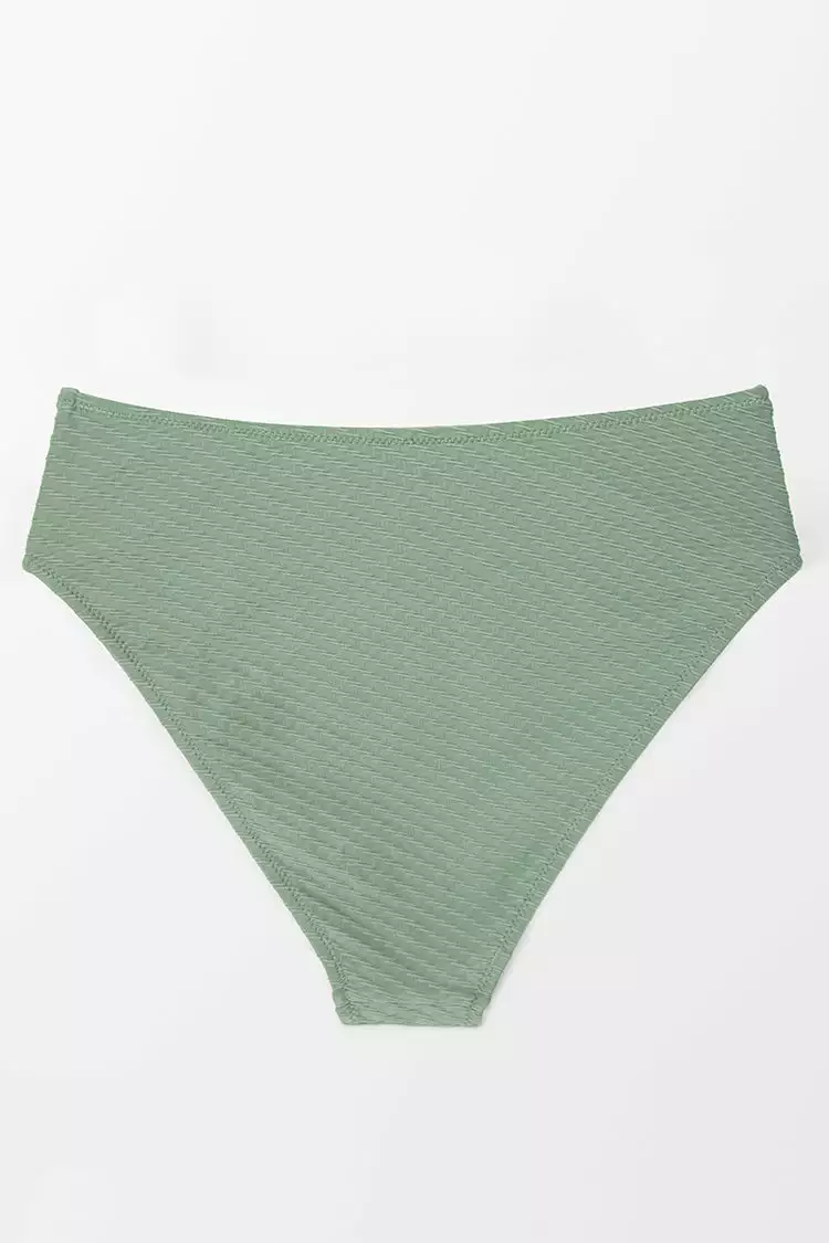 Cupshe Landry Textured High Waisted Bikini Bottom 4 Cupshe Landry Textured High Waisted Bikini Bottom - Image 4