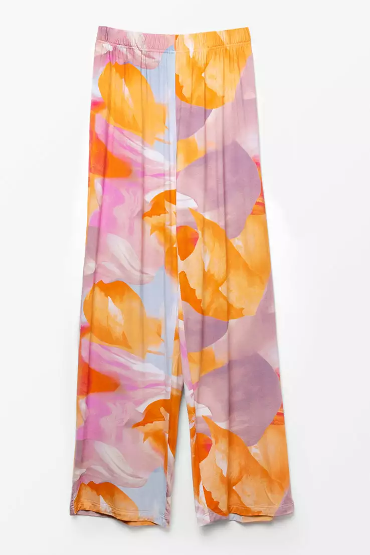 Cupshe Desert Bloom Elastic Waisted Sweatpants 2 Cupshe Desert Bloom Elastic Waisted Sweatpants - Image 2