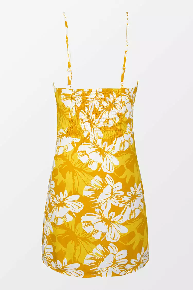 Cupshe Brooklynn Fitted Waisted Tie Adjustable Straps Wrap Dress 4 Cupshe Brooklynn Fitted Waisted Tie Adjustable Straps Wrap Dress - Image 4